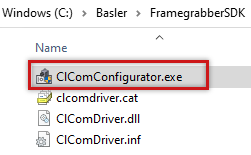 CLComDriver in Bin Directory