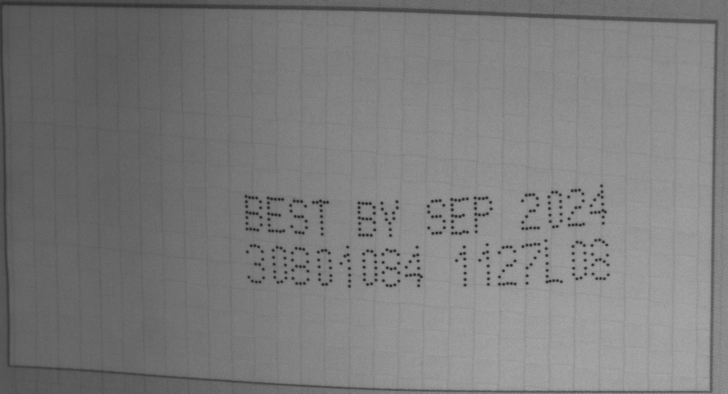 Input Image Showing a Shipping Label