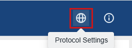 Opening the Protocol Settings Dialog Opening the Protocol Settings Dialog