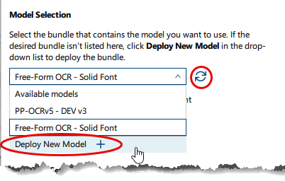 Deploy New Model