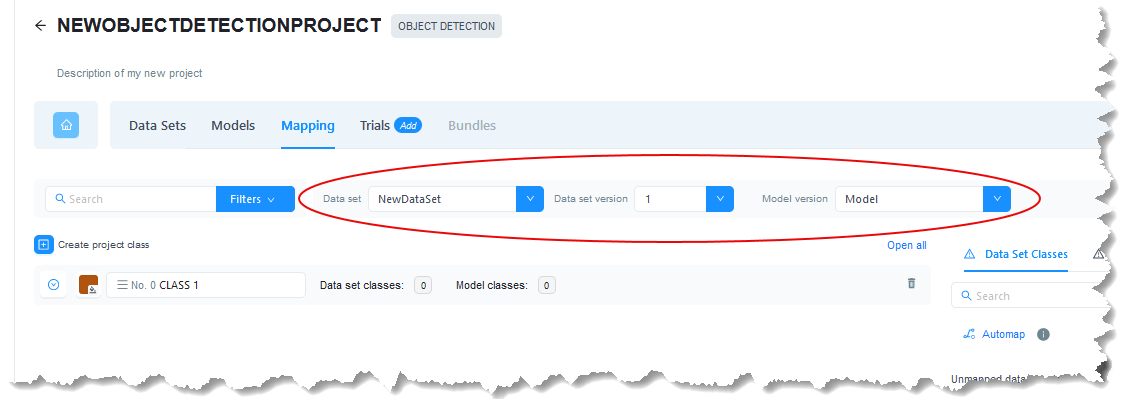 Mapping Tab Drop-Down Lists