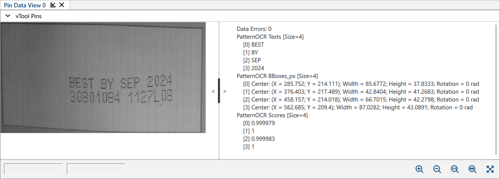 Pattern OCR Results