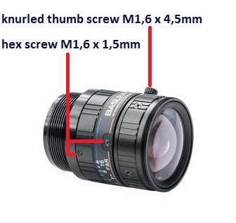 Screw Size of Basler C125 Lens