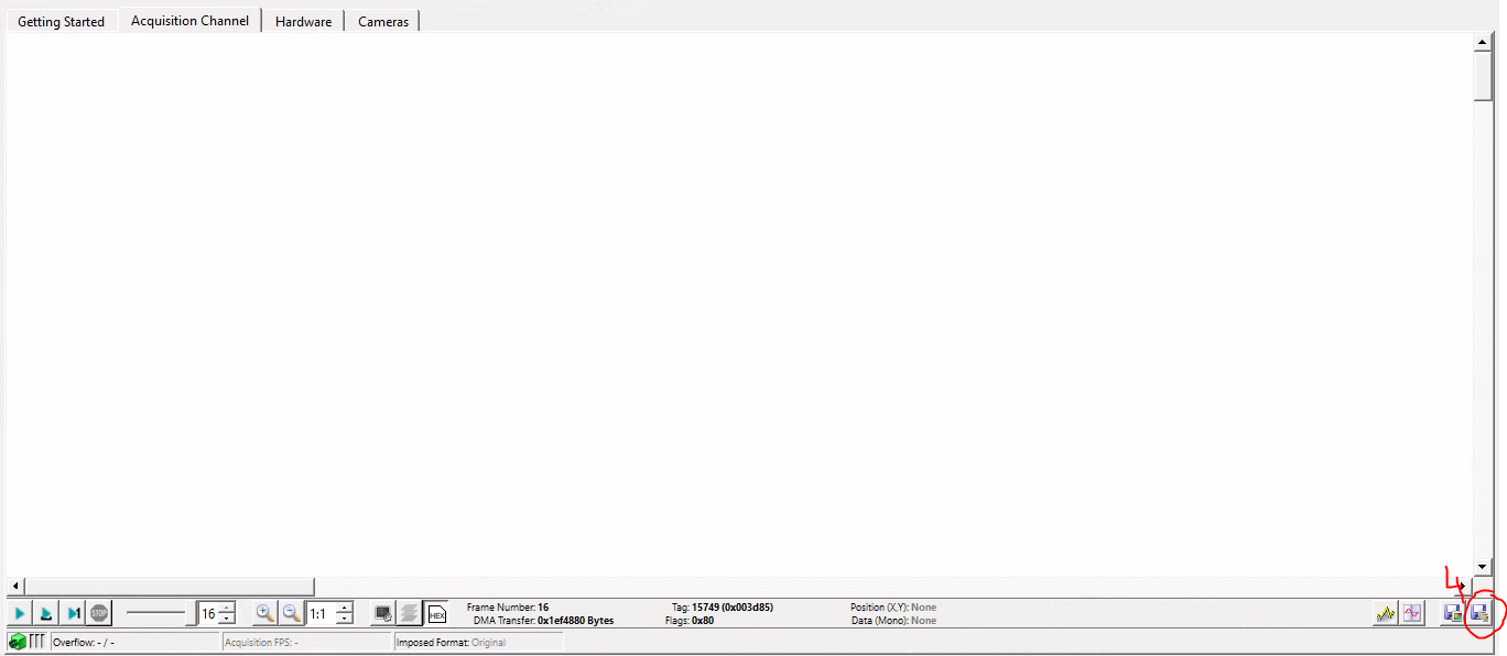 microDisplay X: Save Current Sequence