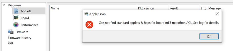 Error: Can Not Find Standard Applets