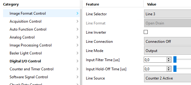 Configuring Line 3 for Flip Flop Trigger