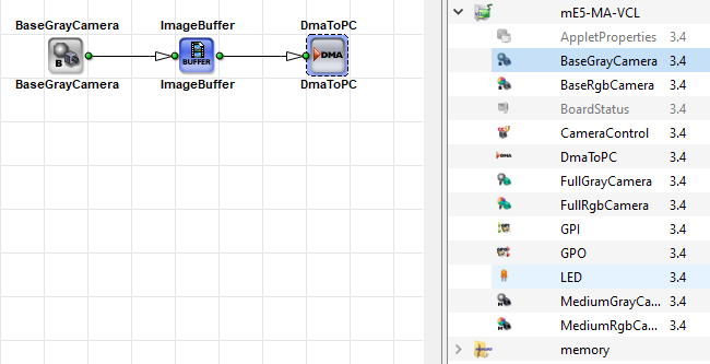 Dragging Operators from Libraries into the Design Window