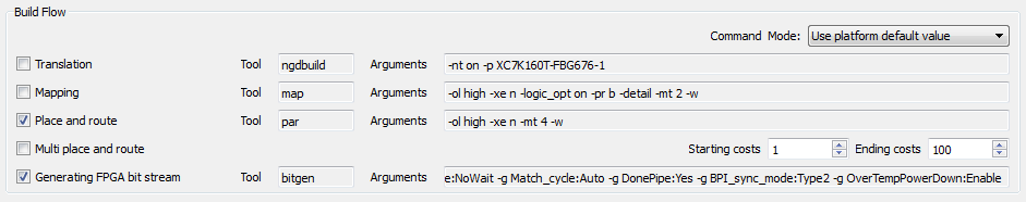 Keeping Build Files of the Individual Build Steps