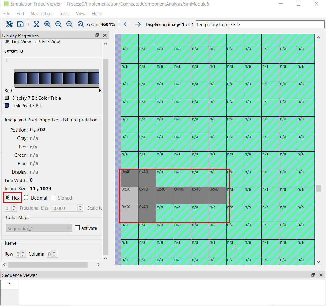 Error Flag in the Simulation Probe Viewer