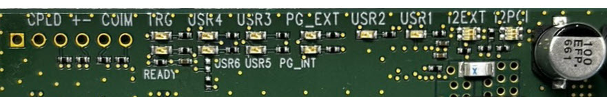 LEDs on the imaFlex CXP-12 Quad Board