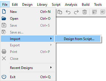 Importing a Design