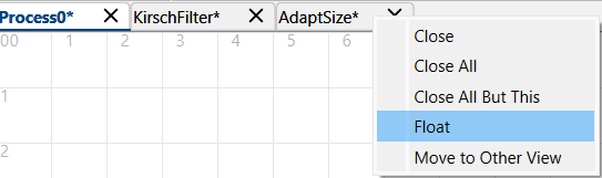 Undock via Context Menu