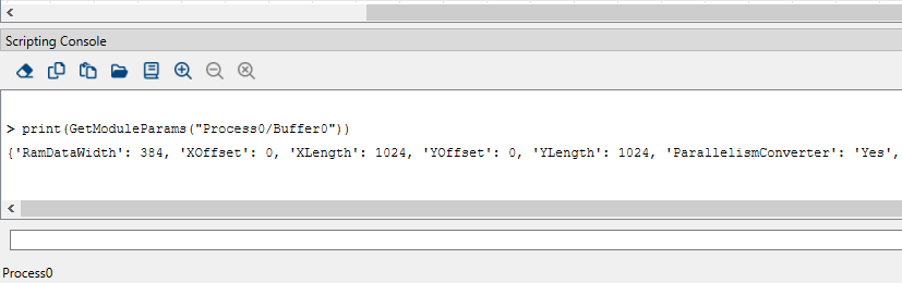 Command GetModuleParams: Example