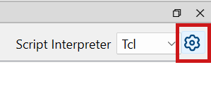 Python Version Settings Button Python Version Settings Button
